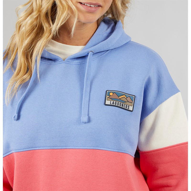 Lagooners Womens Ocean Hoodie Coral
