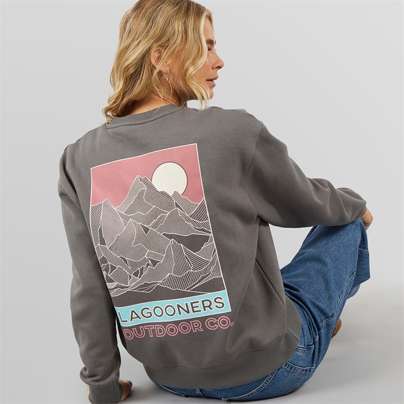 Lagooners Womens Crail Sweatshirt Charcoal