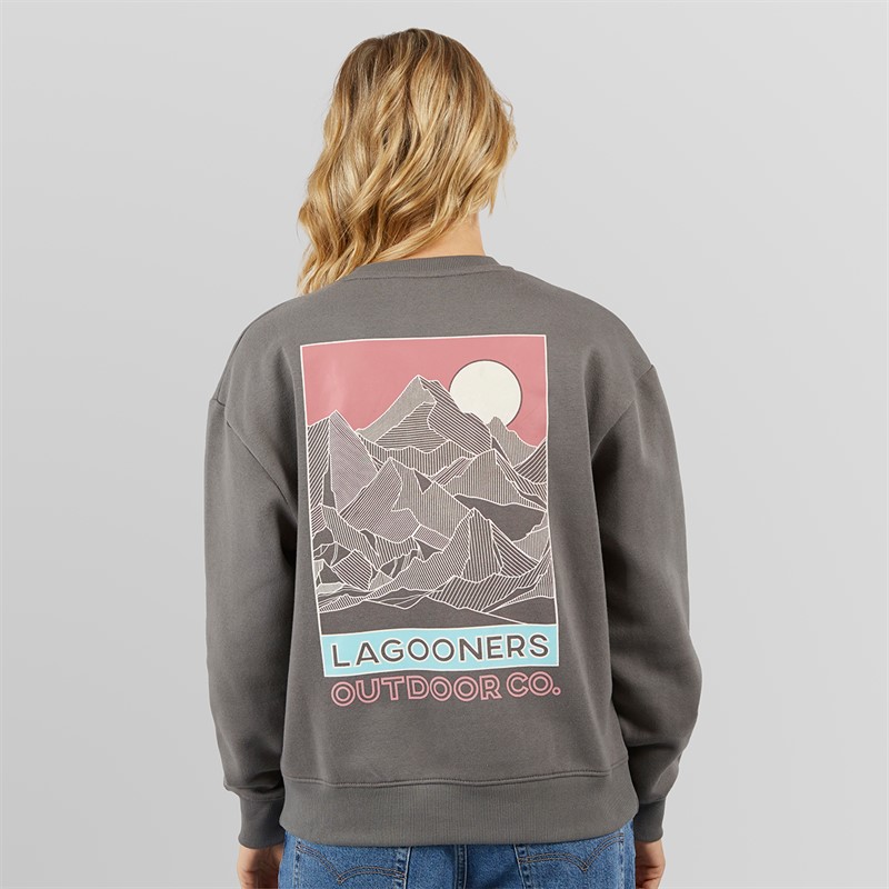 Lagooners Womens Crail Sweatshirt Charcoal