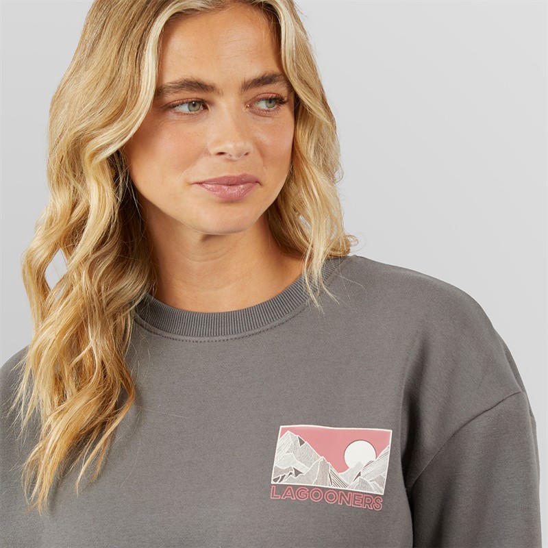 Lagooners Womens Crail Sweatshirt Charcoal