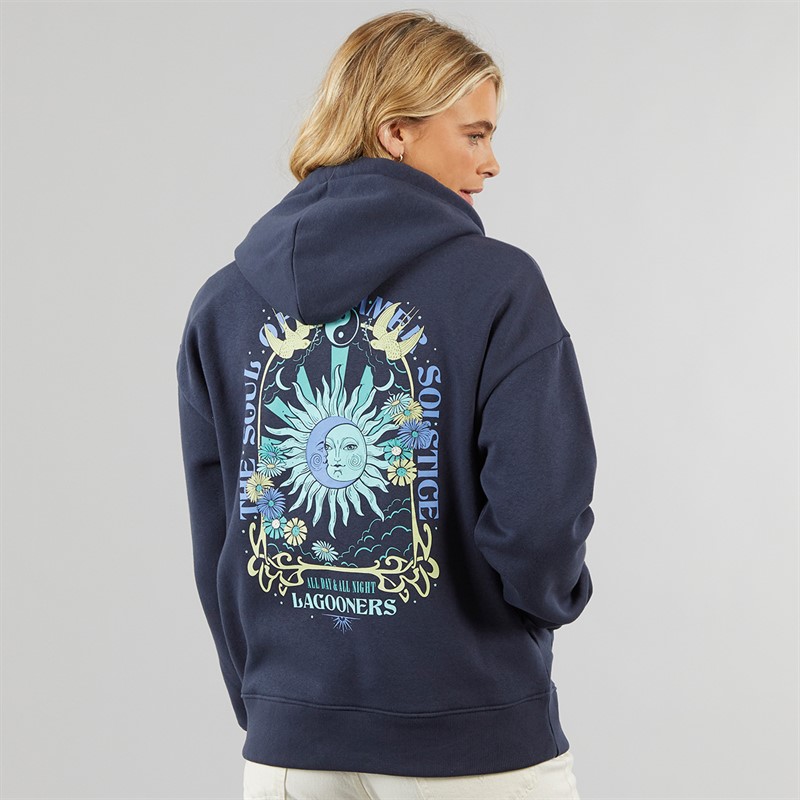Lagooners Womens Falkirk Hoodie Navy
