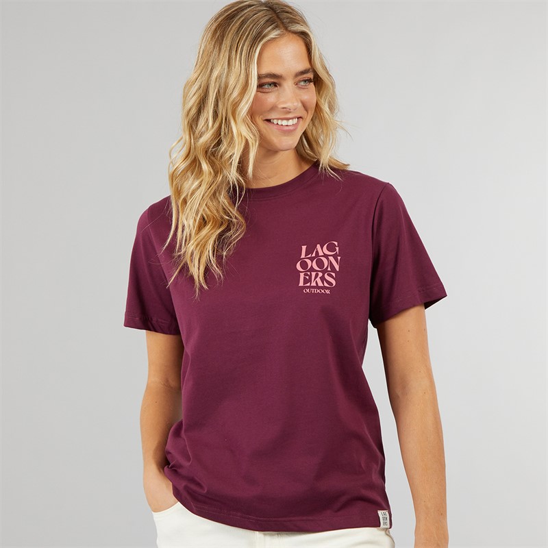 Lagooners Womens Applecross T-shirt Plum