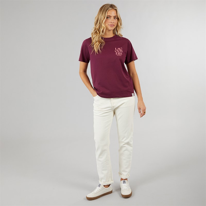 Lagooners Womens Applecross T-shirt Plum