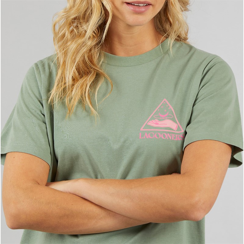 Lagooners Damen T Shirt Coatbridge Green Bay