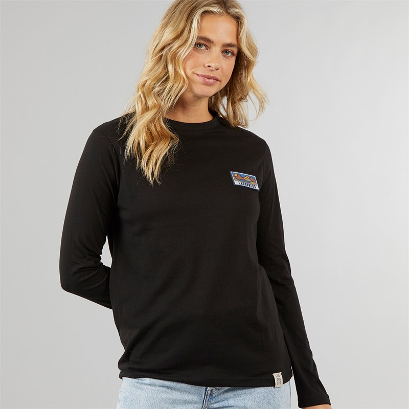 Lagooners Womens Dysart Long Sleeve T-Shirt Black
