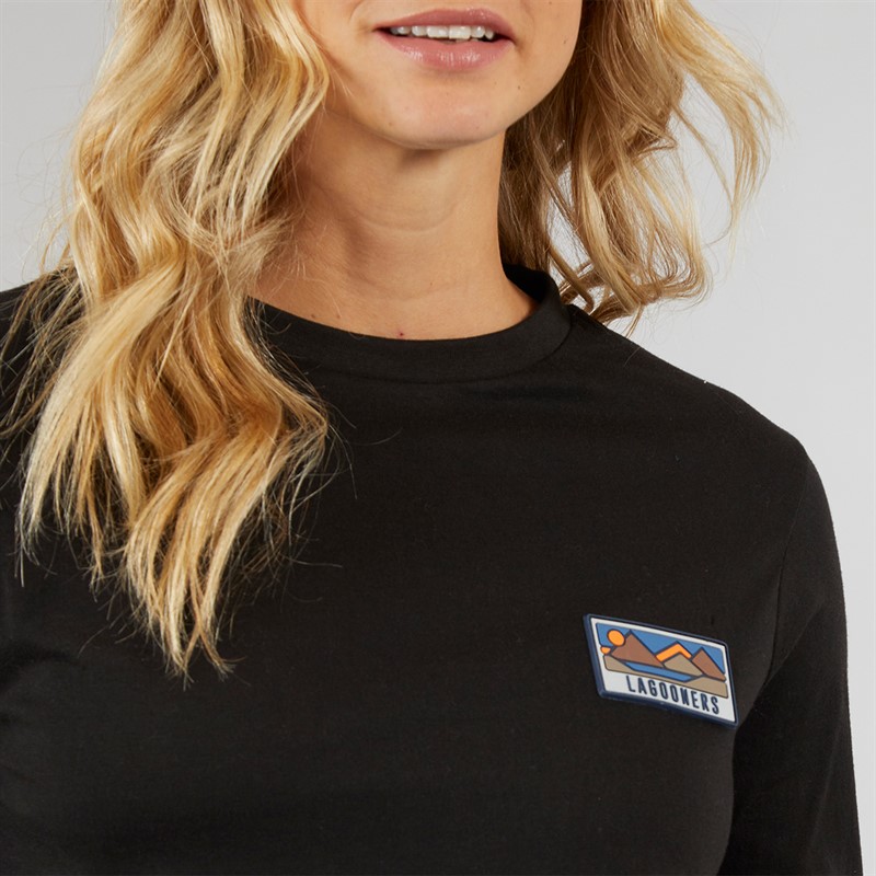 Lagooners Womens Dysart Long Sleeve T-Shirt Black