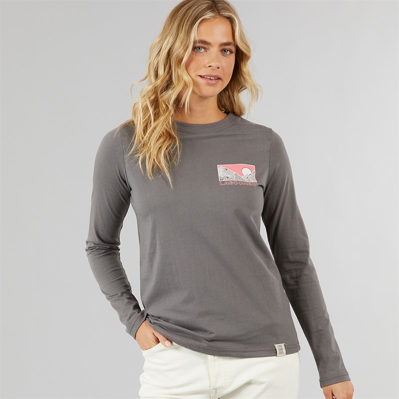 Lagooners T-shirt à manches longues Femme Cullen anthracite