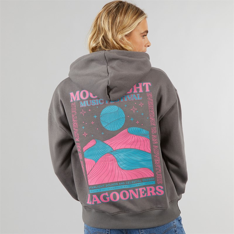 Lagooners Damen Moonlight Hoodie Charcoal
