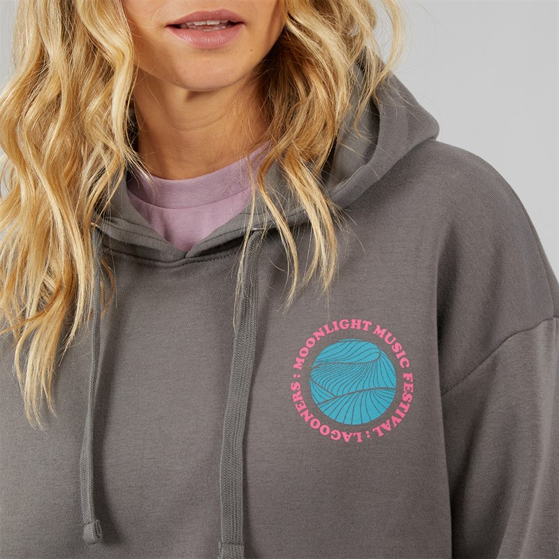 Lagooners Damen Moonlight Hoodie Charcoal