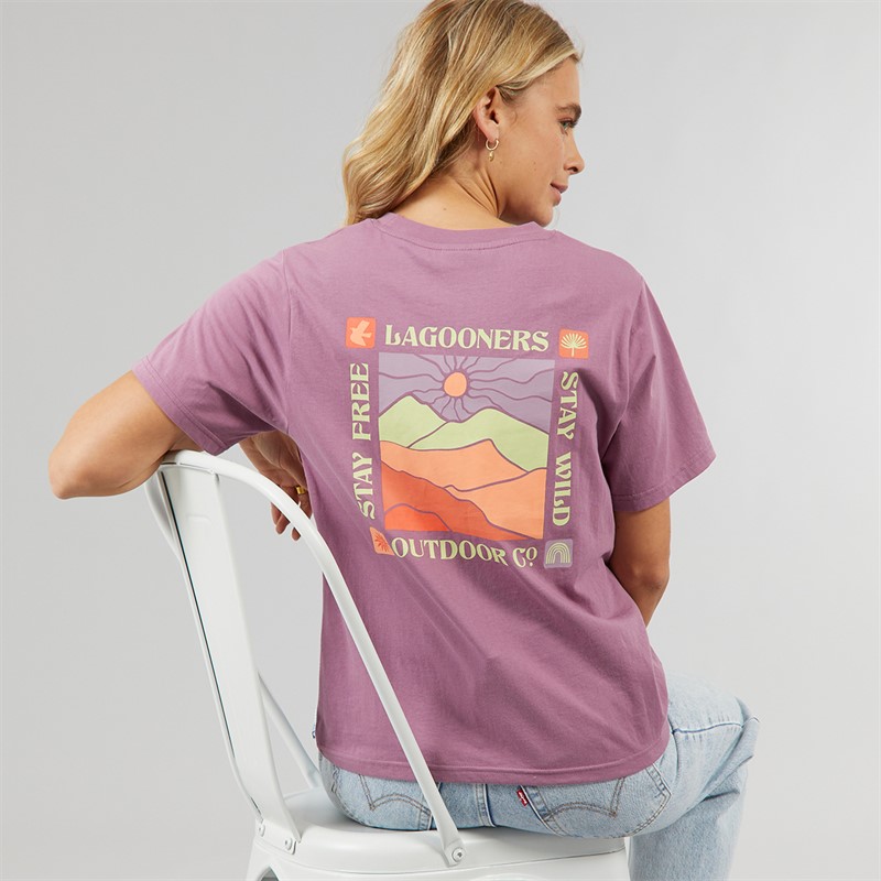 Lagooners Womens Stirling T-shirt Rosebud