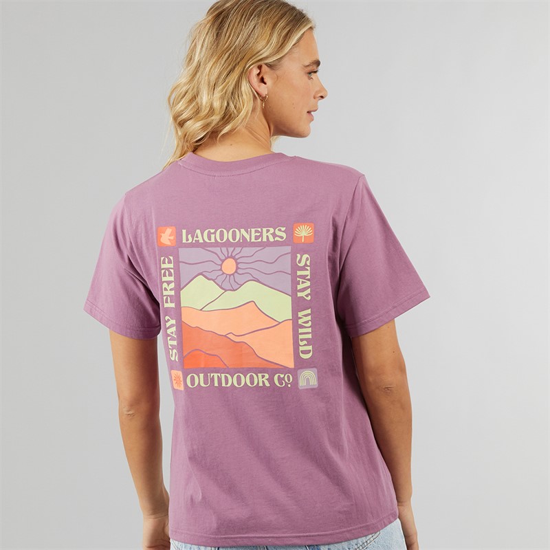 Lagooners Womens Stirling T-shirt Rosebud