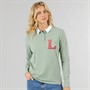 Lagooners Womens Bangor Long Sleeve Rugby T-Shirt Green Bay