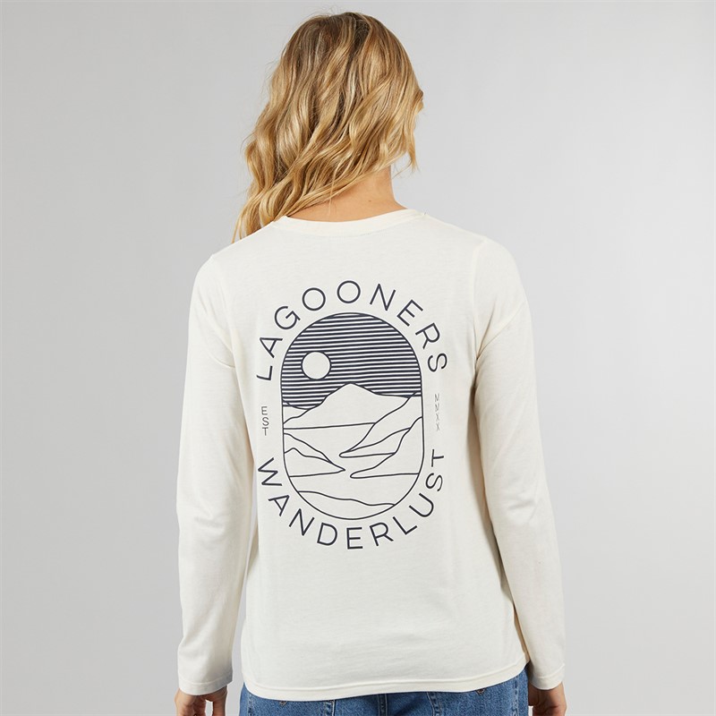 Lagooners Damen Fife Langarm T Shirt Ecru