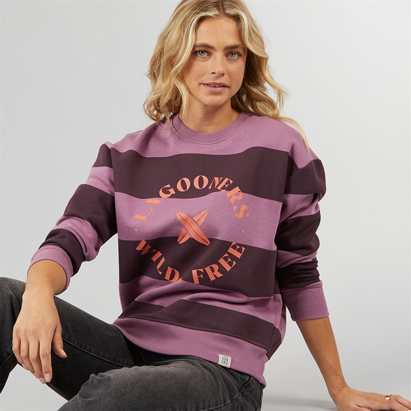 Lagooners Womens New Lanark Sweatshirt Plum