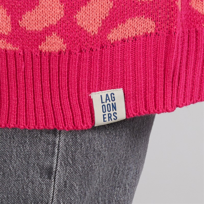 Lagooners Womens Talgarth Cardigan Hot Pink