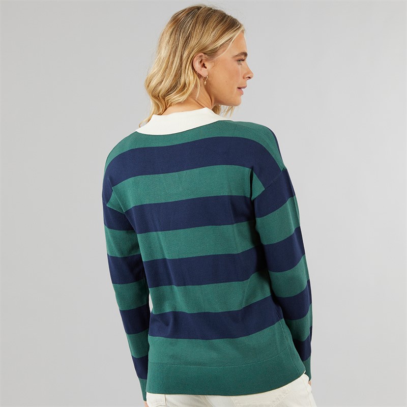 Lagooners Womens Blackwood Knitted Sweatshirt Khaki