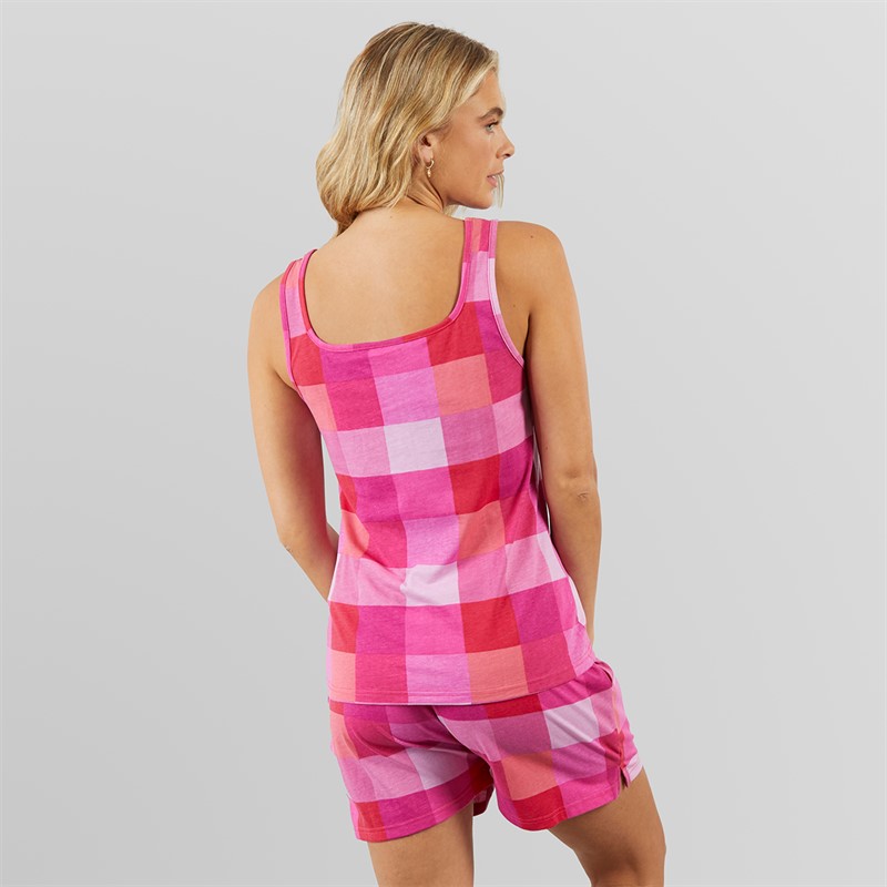 Lagooners Womens Settie Pyjamas Pink