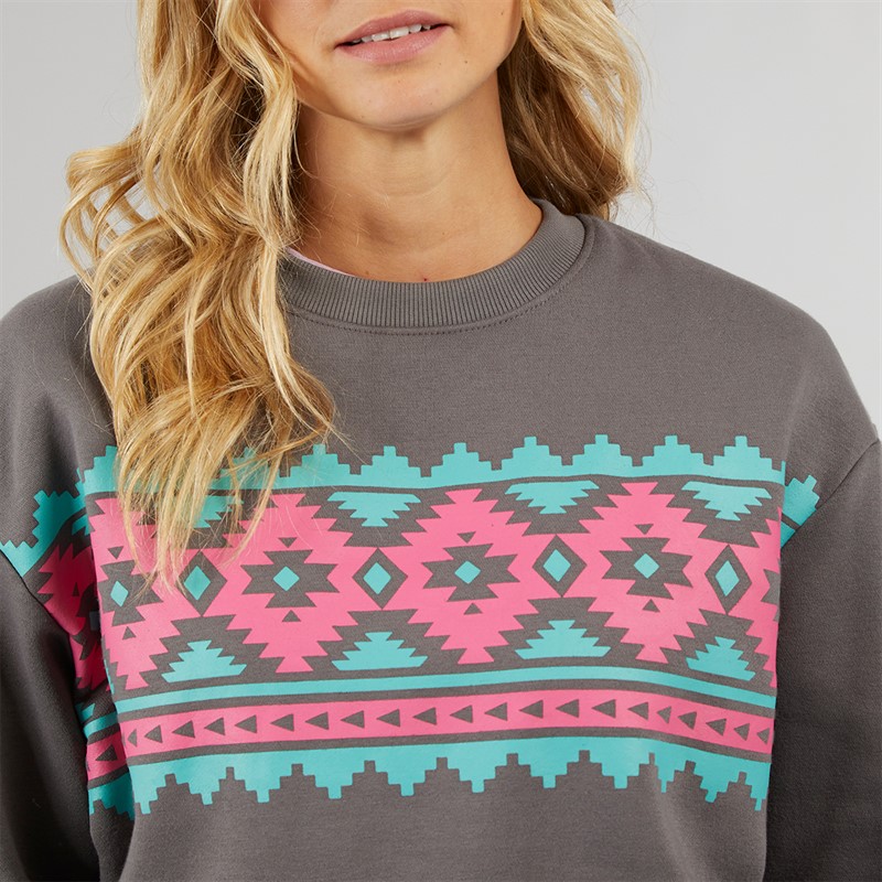 Lagooners Womens Studio Sweatshirt Charcoal