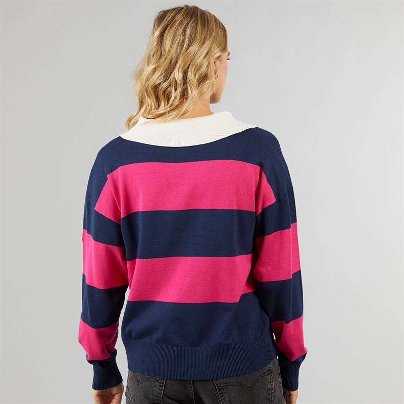 Lagooners Womens Porth Knitted Sweatshirt Navy