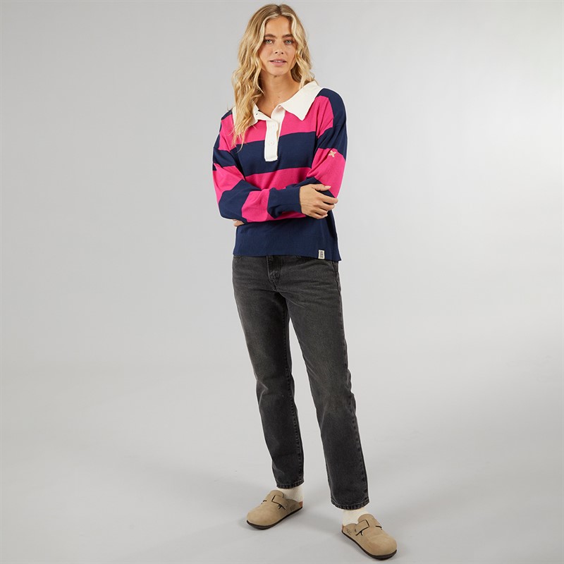 Lagooners Womens Porth Knitted Sweatshirt Navy