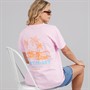 Lagooners Womens Bluebell Nook Oversized T-Shirt Pink