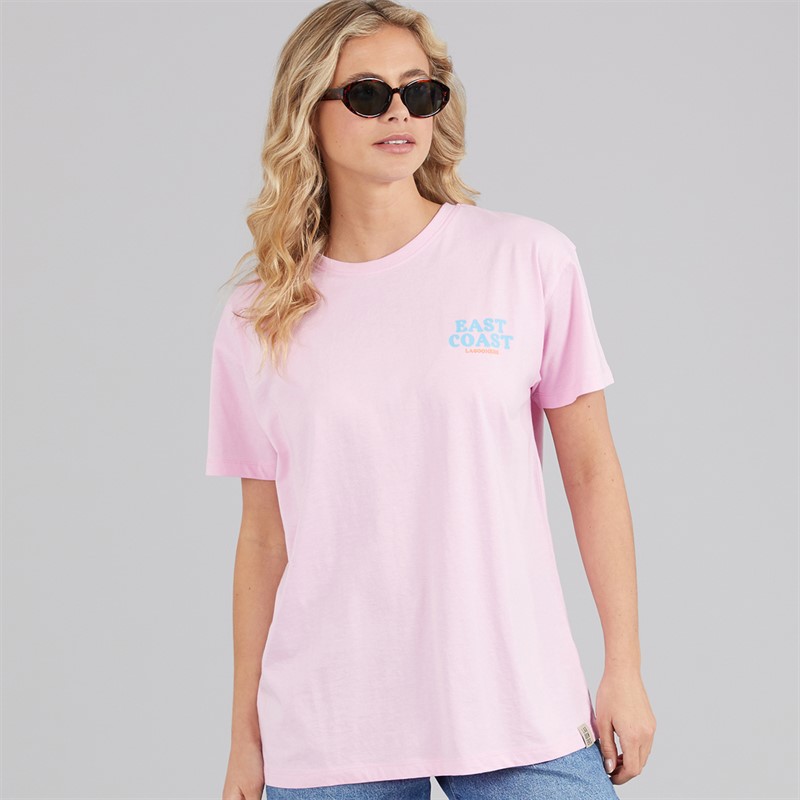 Lagooners Womens Bluebell Nook Oversized T-Shirt Pink