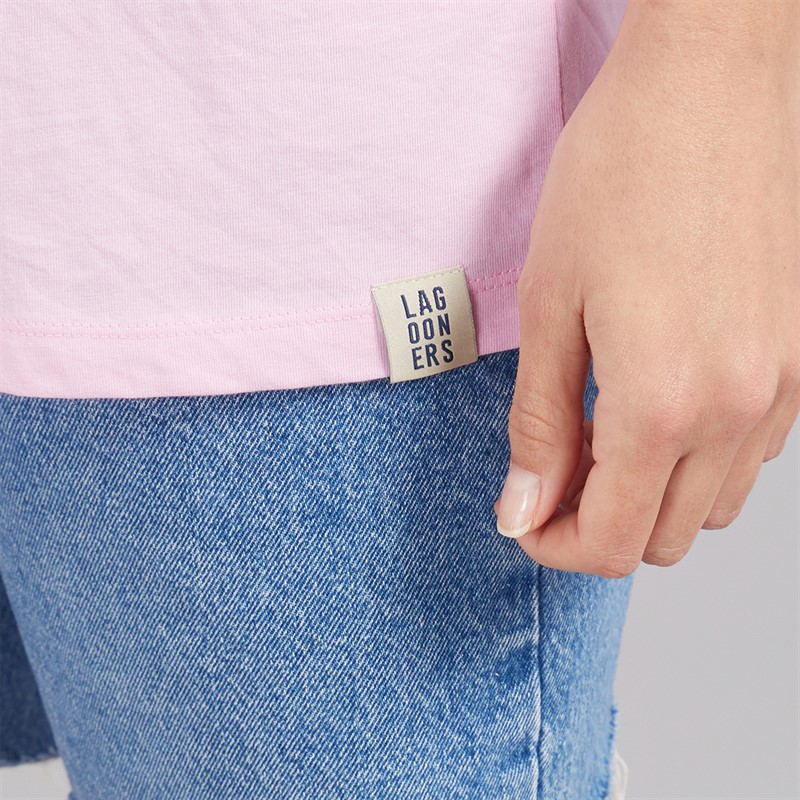 Lagooners Womens Bluebell Nook Oversized T-Shirt Pink