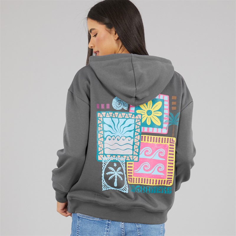 Lagooners Dames Capuchonjas van Little Sedge Charcoal