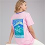 Lagooners Womens Heronford Oversized T-Shirt Pink