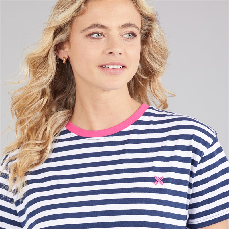 Lagooners Womens Gatemoor Dress Navy/White