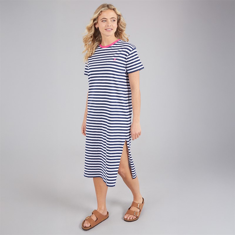 Lagooners Womens Gatemoor Dress Navy/White