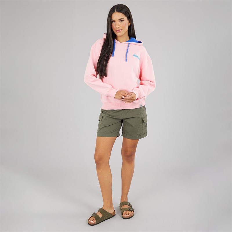 Lagooners Womens Pheasant Rise Graphic Hoodie Pink