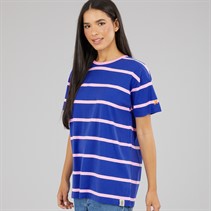 Lagooners Womens Langdale Oversized T-Shirt Cobalt/Pink