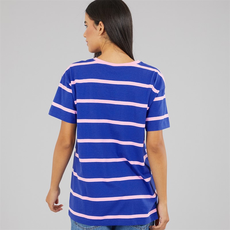 Lagooners Womens Langdale Oversized T-Shirt Cobalt/Pink
