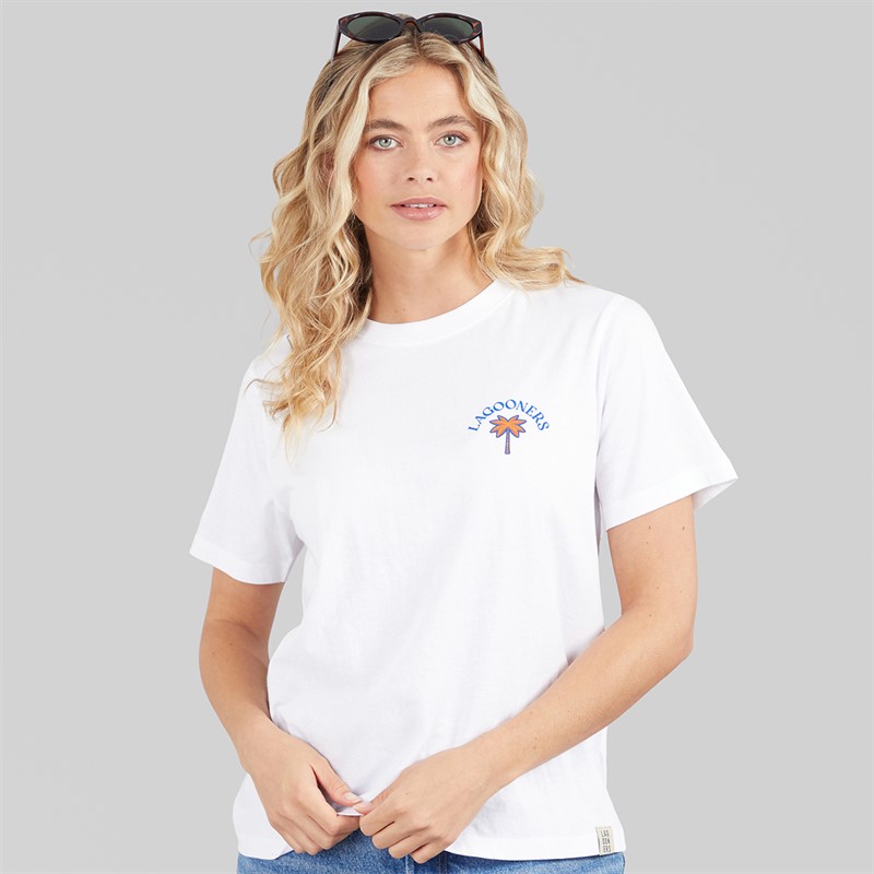 Lagooners Womens Cobblefen T-Shirt White