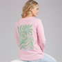 Lagooners Womens Primrose Path Long Sleeve T-Shirt Light Pink