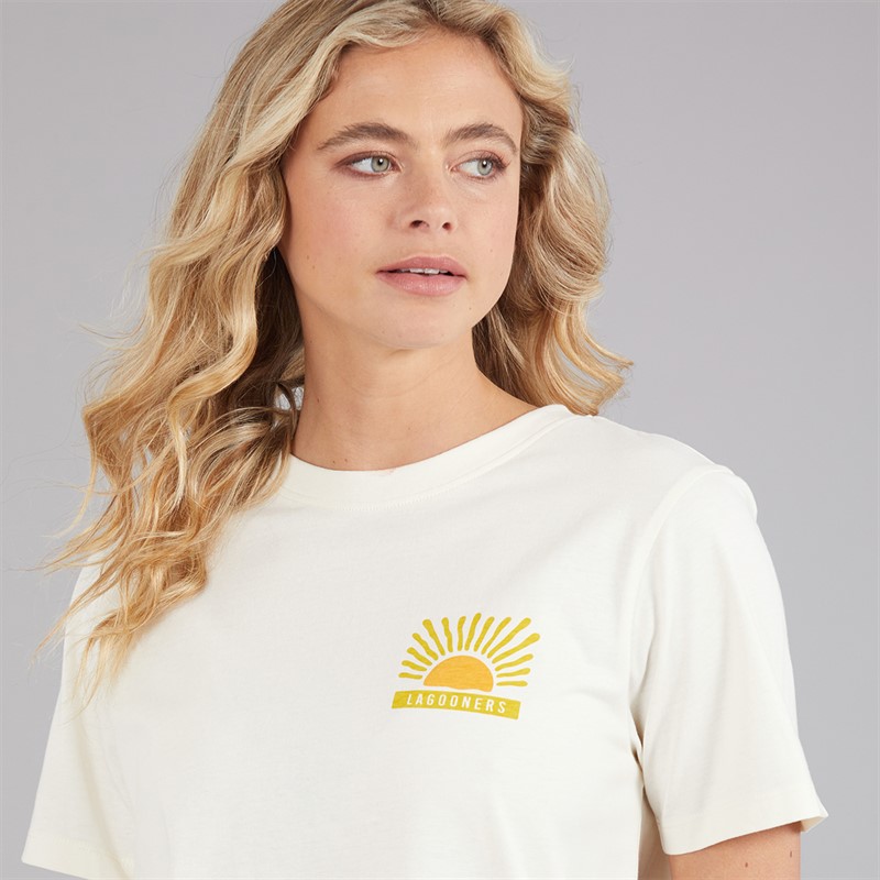 Lagooners Womens Dewby T-Shirt Ecru