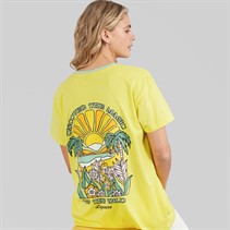 Lagooners T-shirt oversize Haycroft Femme Jaune