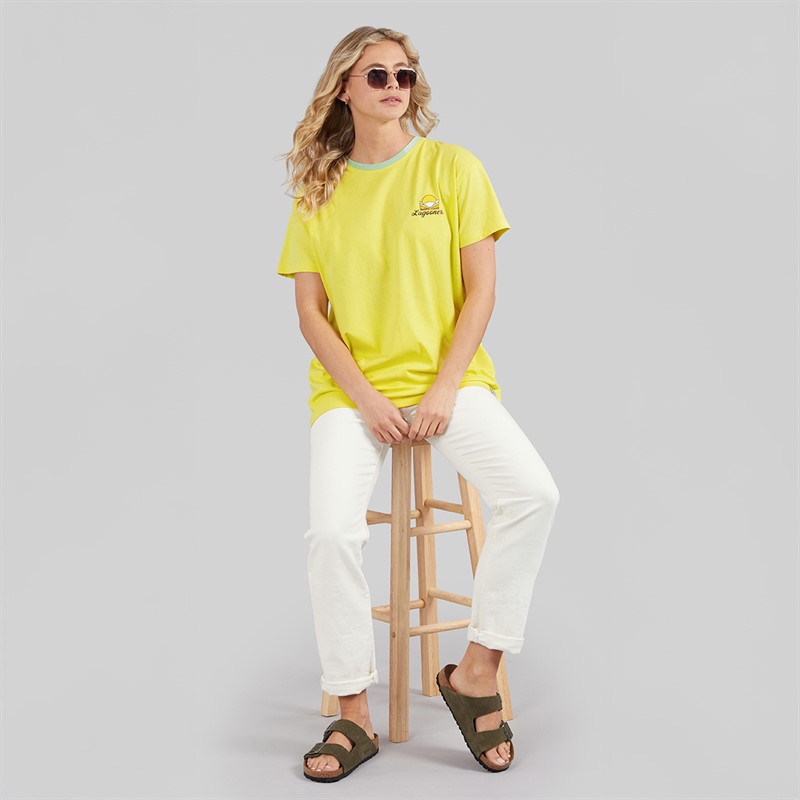 Lagooners Damen Haycroft Oversized T Shirt Gelb