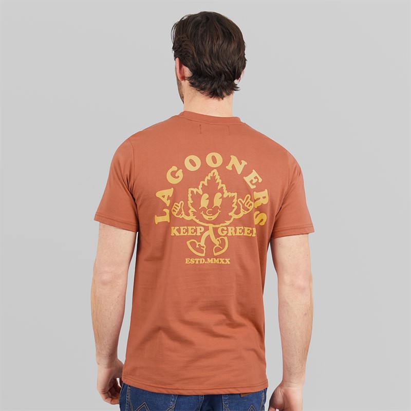 Lagooners Mens Tommy T-Shirt Clay