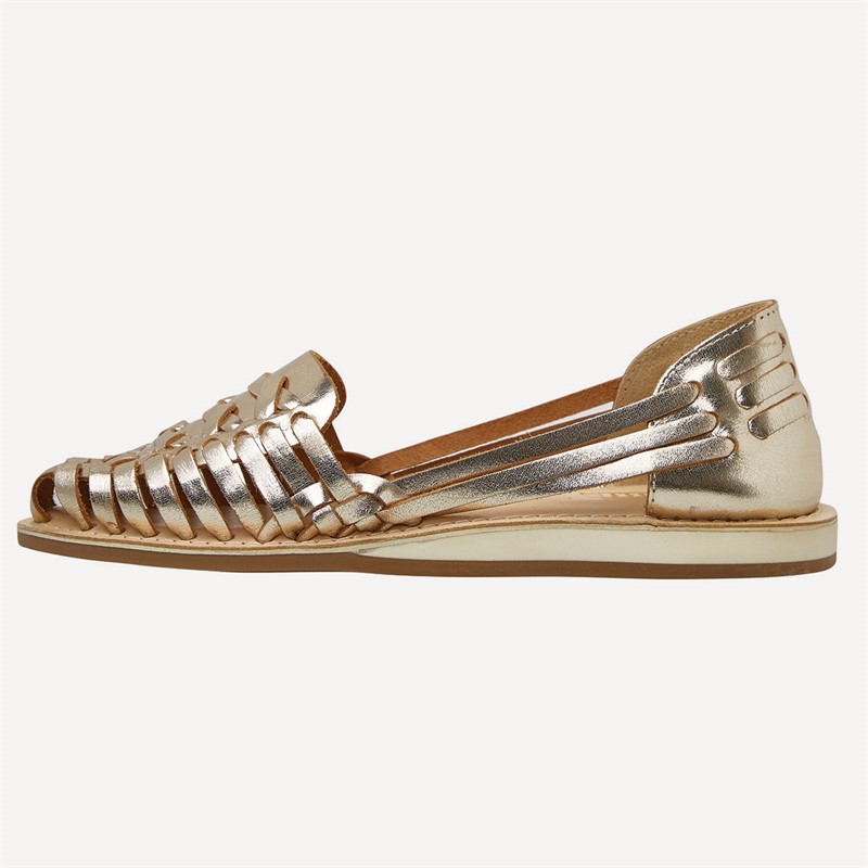 Lagooners Womens Amelia Sandals Gold