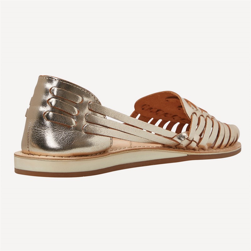 Lagooners Womens Amelia Sandals Gold