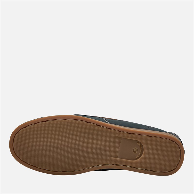 Lagooners Womens Janey Deck Shoes Navy/Pink