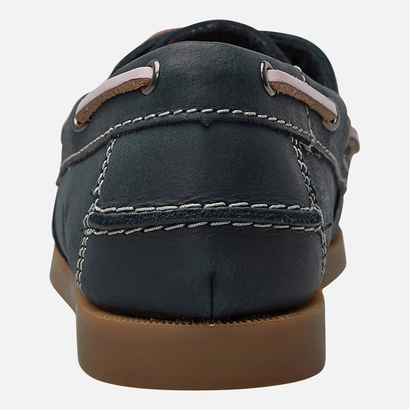 Lagooners Womens Janey Deck Shoes Navy/Pink