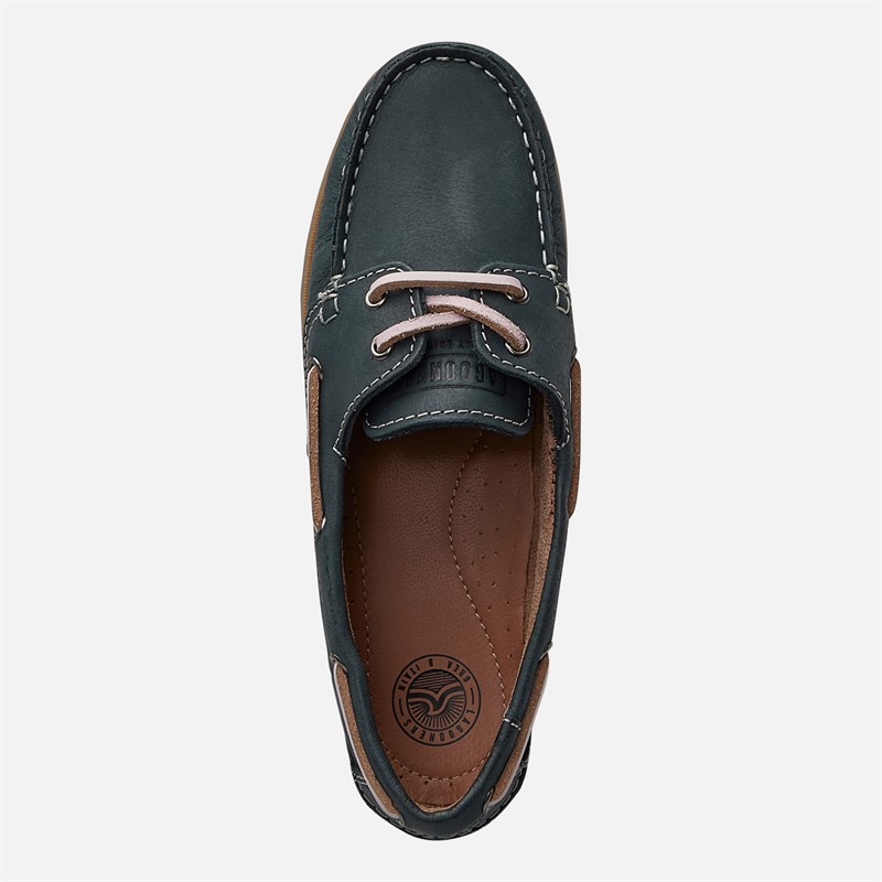 Lagooners Womens Janey Deck Shoes Navy/Pink