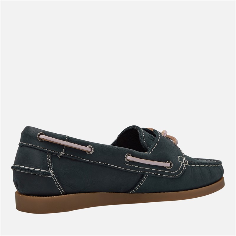 Lagooners Womens Janey Deck Shoes Navy/Pink