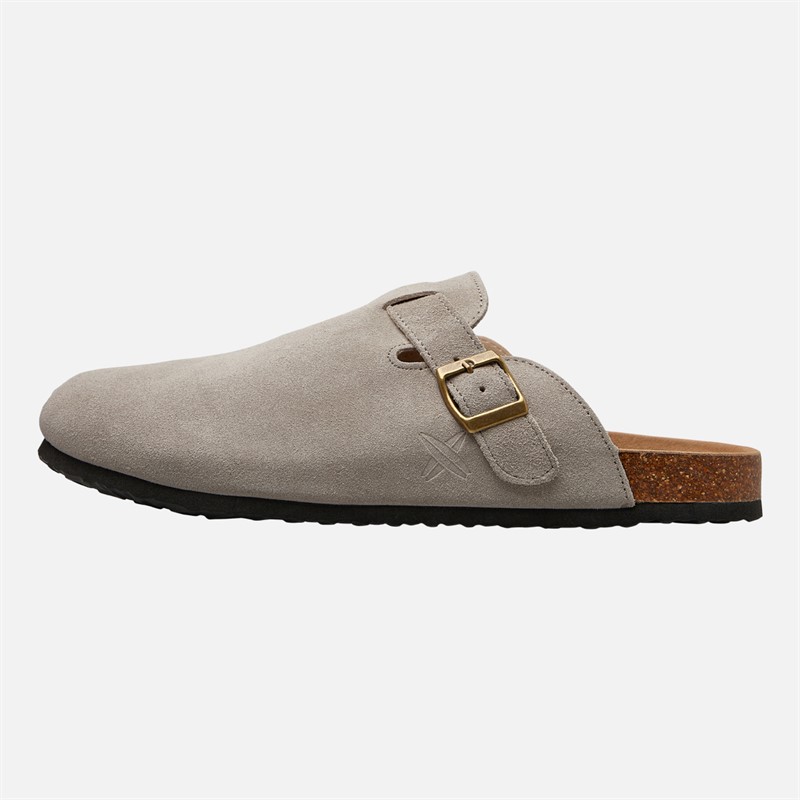 Lagooners Mens Noah Mules Beige Suede
