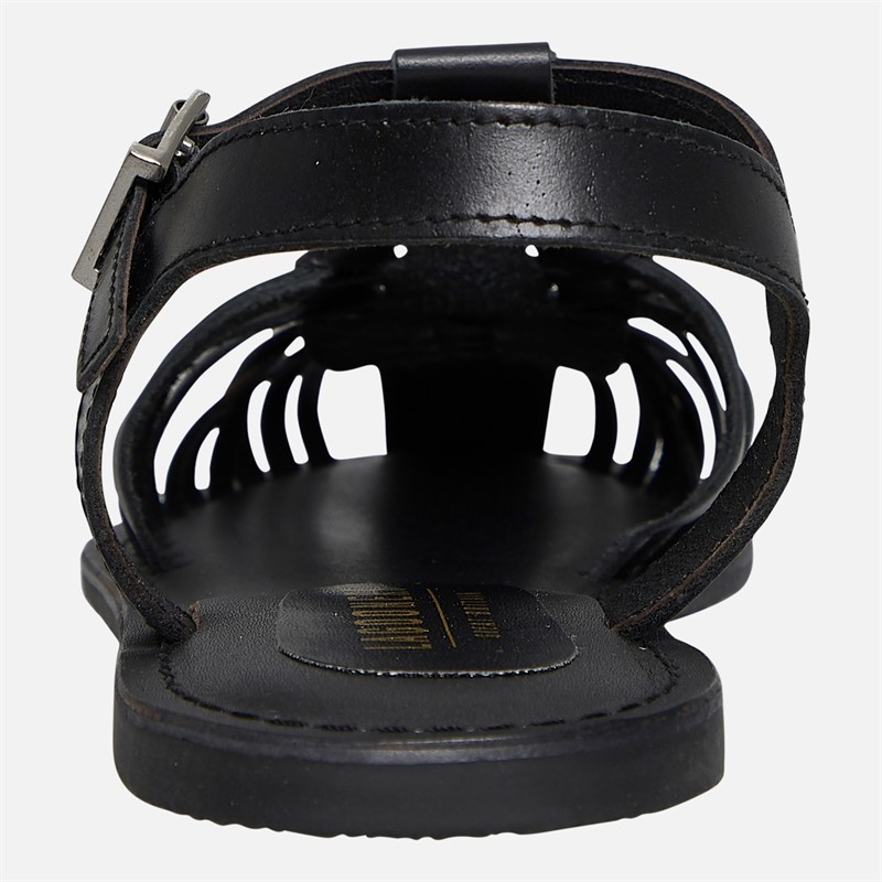 Lagooners Womens Isla Sandals Black Leather