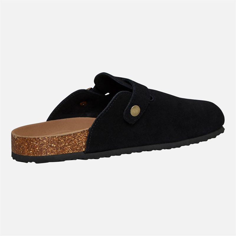 Lagooners Womens Freya Mules Black Suede