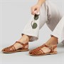 Lagooners Womens Isla Sandals Tan Leather